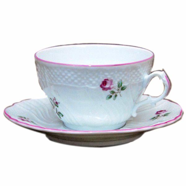 リチャード ジノリ ロゼリーニ ティーカップ＆ソーサー : アンティーク