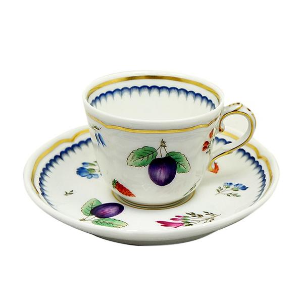 リチャードジノリ イタリアンフルーツ カップ＆ソーサー デミタス