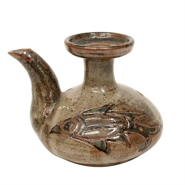 金城敏男 壺屋焼 魚文 酒注 酒器