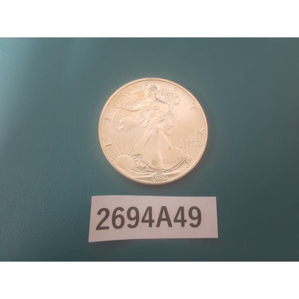 銀貨 銀 アメリカ リバティ 1ドル銀貨 1986年 純銀 31.4g 1oz 貨幣