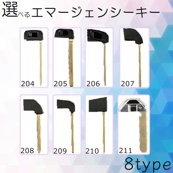 高品質ブランクキー エマージェンシー トヨタ タイプ 外溝 スマート