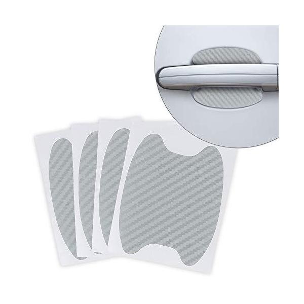 Kwmobile 4x 車 ドア プロテクター 自己接着 ドアガード キズ防止 ドアノブ 保護フィルム セット シルバーの価格と最安値 おすすめ 通販を激安で