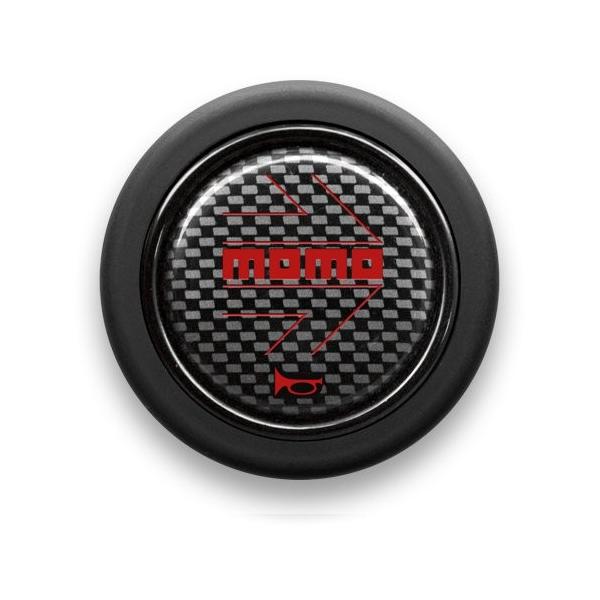 MOMO（モモ） 正規品 ホーンボタン CARBON RED カーボンレッド HB-07