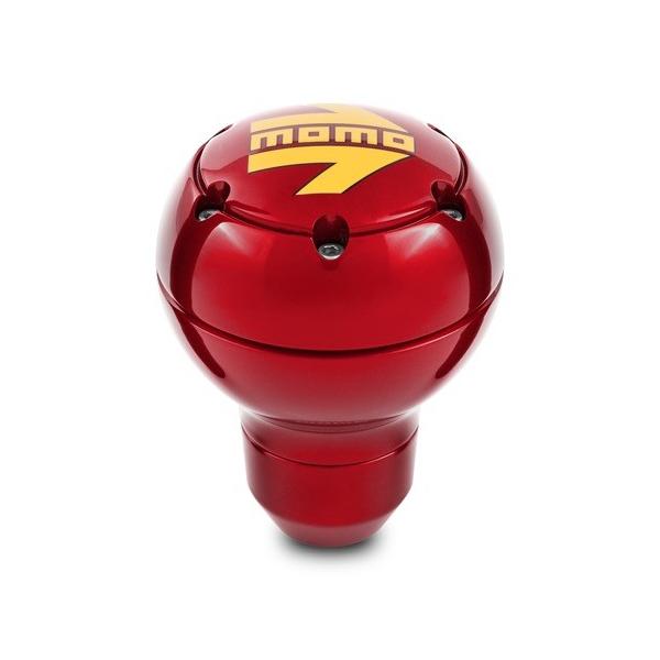 MOMO（モモ） 正規品 シフトノブ SK117 ROUND METAL RED ラウンド