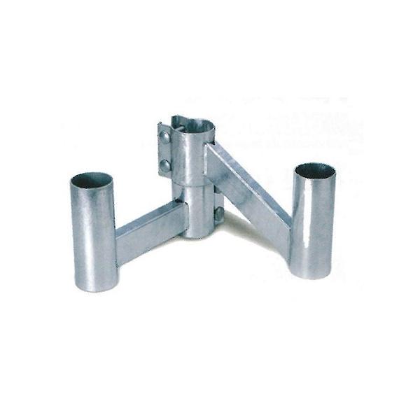 ２面鏡用カーブミラー取付金具 ポール径 1mm 鏡面サイズ 全サイズ共通 ナック ケイ エス Cbm 29 安全 サイン8 通販 Yahoo ショッピング