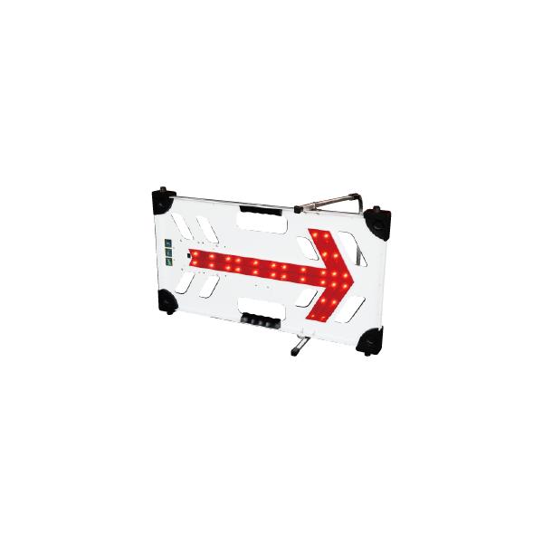 電波式LED矢印板 赤 NETIS登録番号 KT‐210081‐A
