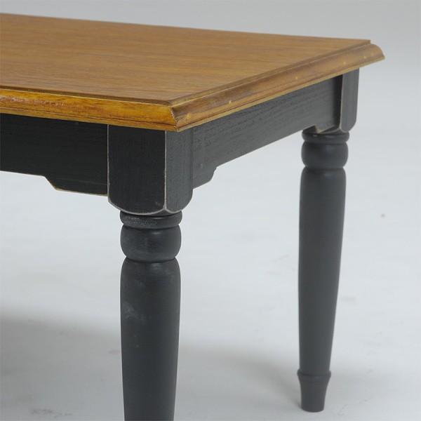 ヴィンテージ風 センターテーブル ブラック 黒 全商品オープニング価格 カジュアル アンティーク調 デザイン モダン 木目 リビングテーブル おしゃれ ロー テーブル