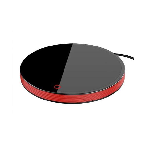 マグカップ保温用 マグウォーマー カップウォーマー スマートコースター カップ電熱器 弱と強2階段調節保温 卓上用品  (赤)