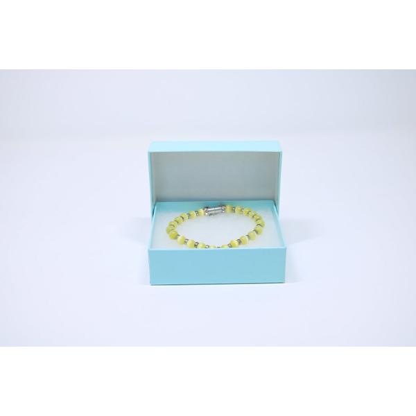 Mag La Mer Cecile マグラメール セシル レディースカジュアル磁気ブレスレット誕生石アクセサリー オパール 黄 Apaproduction Fr