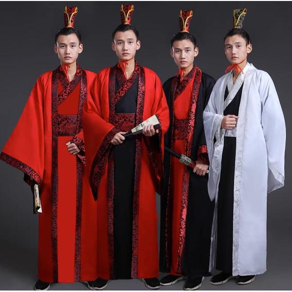 メンズ 漢服 チャイナ服 唐装 コスプレ衣装 振袖羽織付き 中華衣装 中国古代服装 華流 舞台衣装 ステージ衣装 男性 御曹司 書生 ハロウィン 文化祭 中華服 花柄