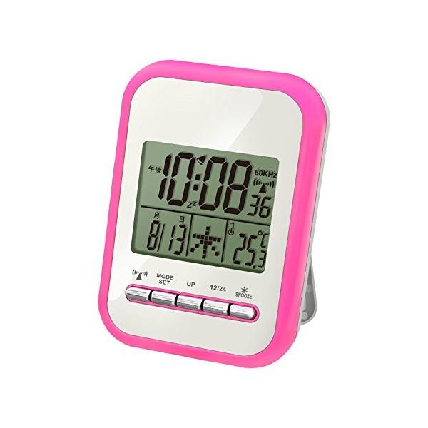 誠時 セイジ カラフルバックライト 10種類ナチュラルサウンドアラーム 電波時計 温度計機能付 Annecy アヌシー Sagaretxe Net