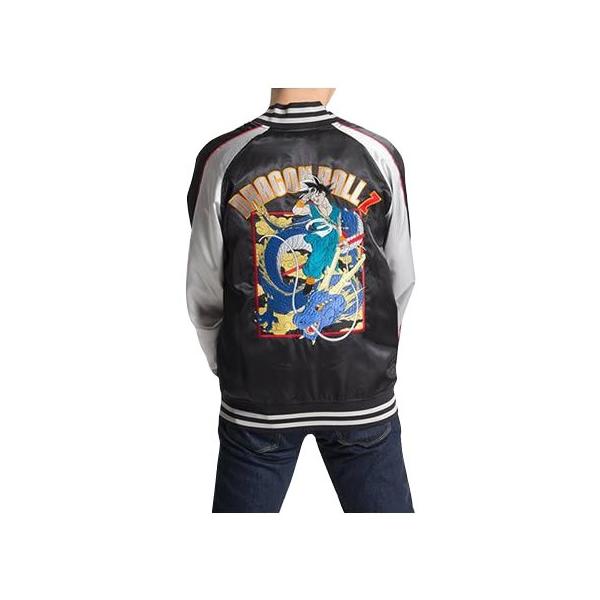 ドラゴンボールz メンズスカジャン ドラゴン柄 再入荷 予約販売 ブラック 1113 702 B40