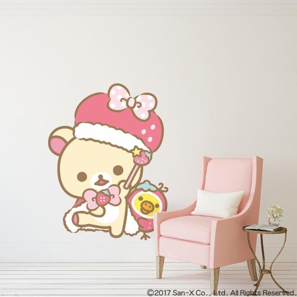 東京ステッカー ウォールステッカー 転写式 誕生日プレゼント リラックマ Lサイズ コリラックマのみんないちごになぁれ 008 Ts 0093 Al