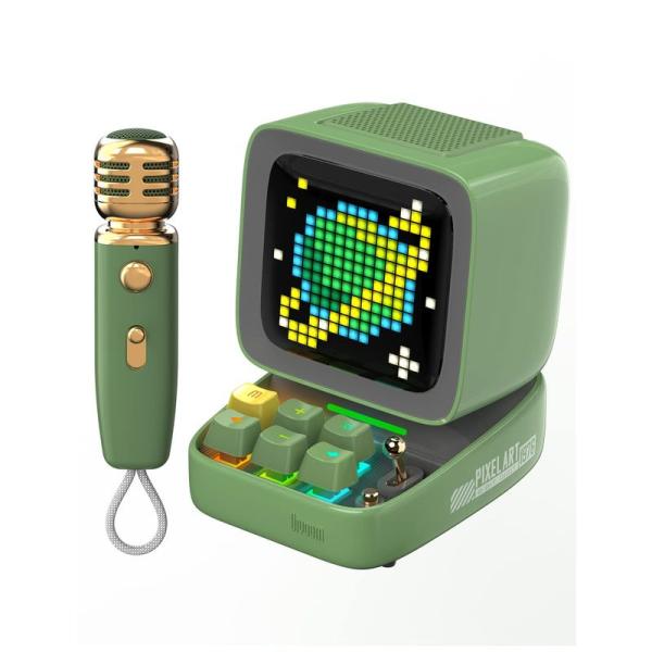 Divoom Ditoo-Mic ワイヤレスBluetoothスピーカー カラオケ自宅用