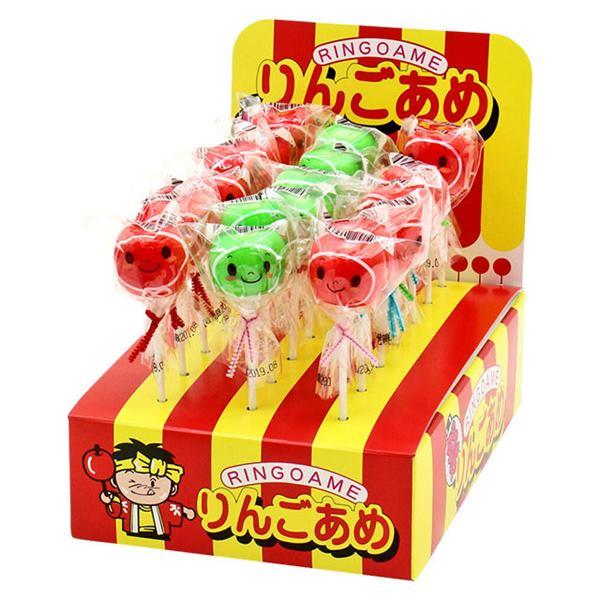 りんごあめ 20入 駄菓子 子供会 景品 お祭り くじ引き 縁日 : あおい