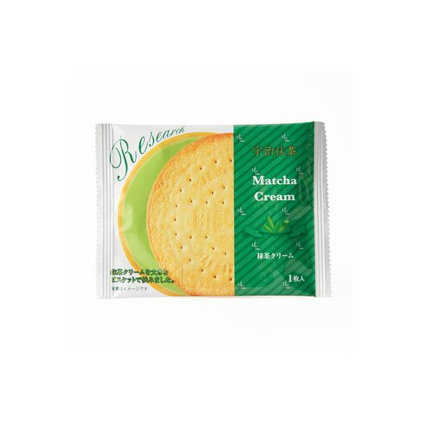 抹茶クリームサンドビスケット リサーチ 10入 駄菓子 子供会 景品