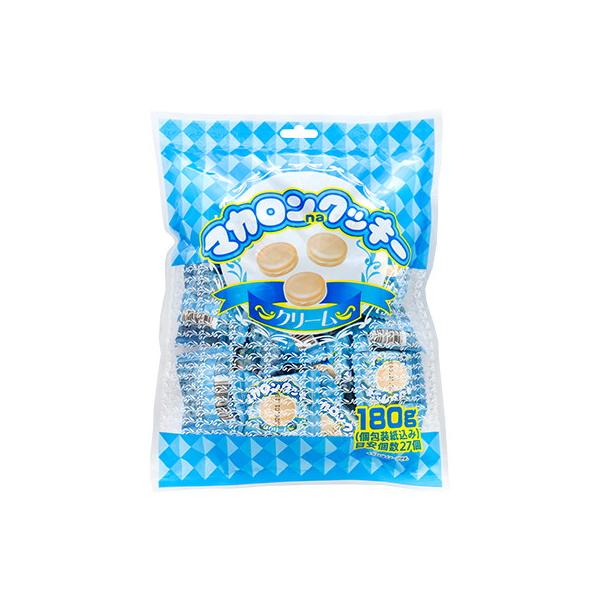 クッキーでクリームをサンドした、ころんとかわいいマカロンのような商品です。