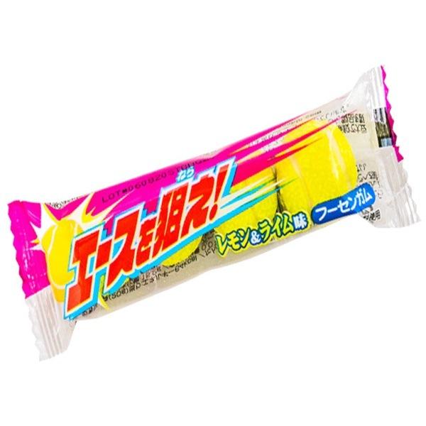 エースを狙え！レモン＆ライム味フーセンガム 24入 駄菓子 子供会 