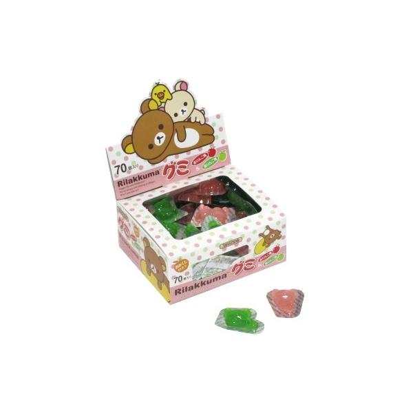 丹生堂本舗から人気キャラクターリラックマグミが新登場！赤りんご、青りんご風味　（おみくじ付）