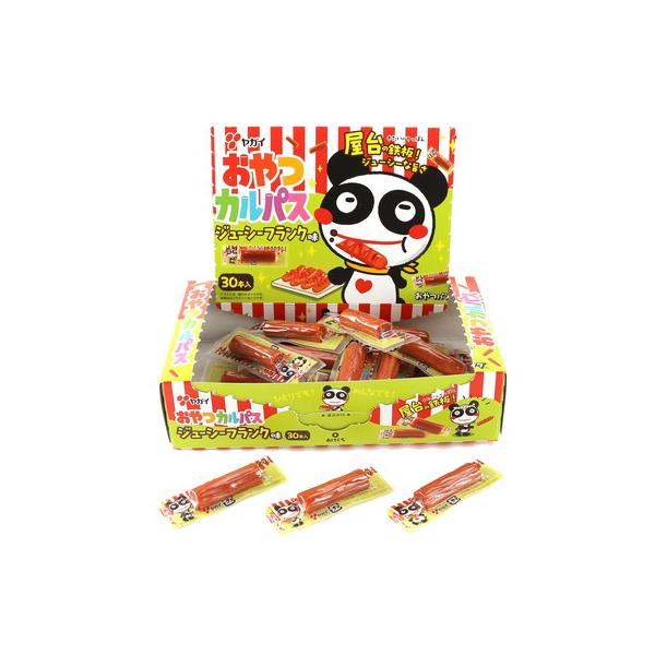 おやつカルパス ジューシーフランク味 ３０本入　駄菓子 子供会 景品 お祭り くじ引き 縁日