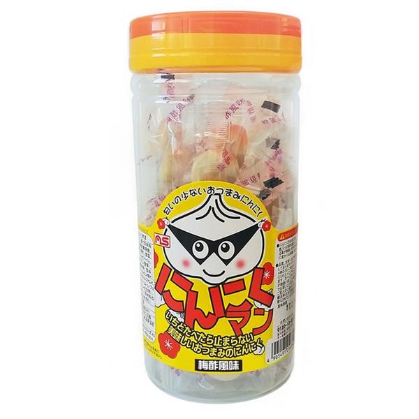 梅酢風味のにんにくをポット容器に詰めました。陳列しやすく、持ち運びにも便利です！内容量130ｇ（標準29粒）