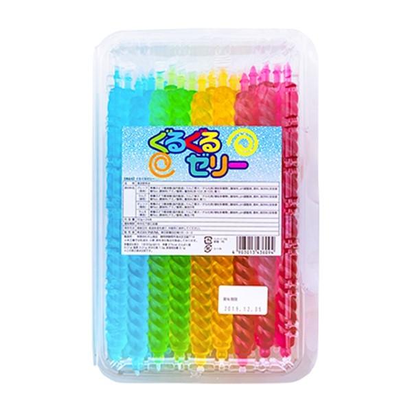ボリューム満点!大人気のぐるぐるゼリーです。とっても美味しい♪お子様のおやつに最適です。内容量50ｇ×24本