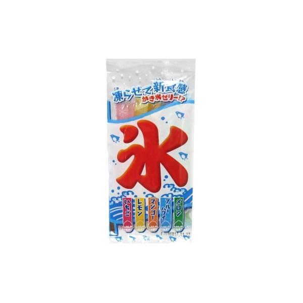 かき氷ゼリー（5本入り） 15袋入 駄菓子 子供会 景品 お祭り