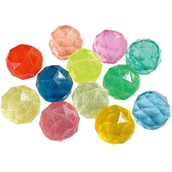 スーパーボール27mm ジュエルカット 50入 景品 おもちゃ 子供会