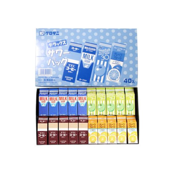 サワーパック 40入 駄菓子 子供会 景品 お祭り くじ引き 縁日