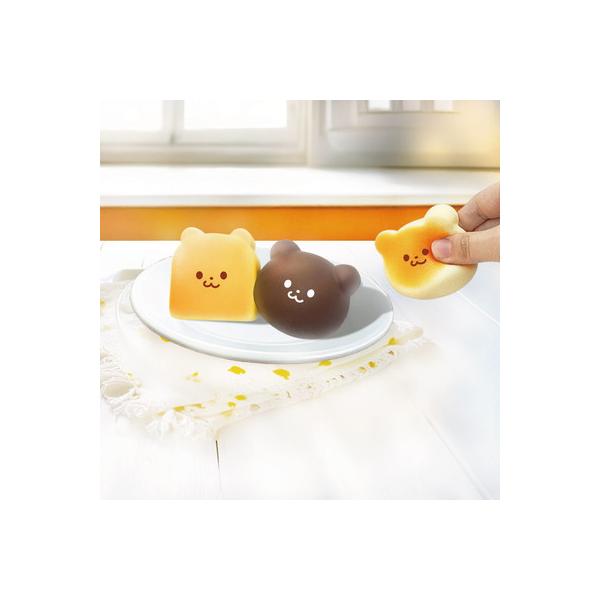 ふんわりあまーい香り♪はじめてのふわ感♪とってもかわいい！森のくまパンです。サイズ（約）：Ｈ55×Ｗ50×Ｄ30mm（種類により異なります）　4種アソート※返品(返金・交換)対象外商品