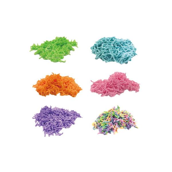 握って！離すと！動き出す！まるで生きているみたい♪マジックワームスクイーズです。パッケージサイズ（約）：H140×W110×D30mm　6色アソート※返品(返金・交換)対象外商品