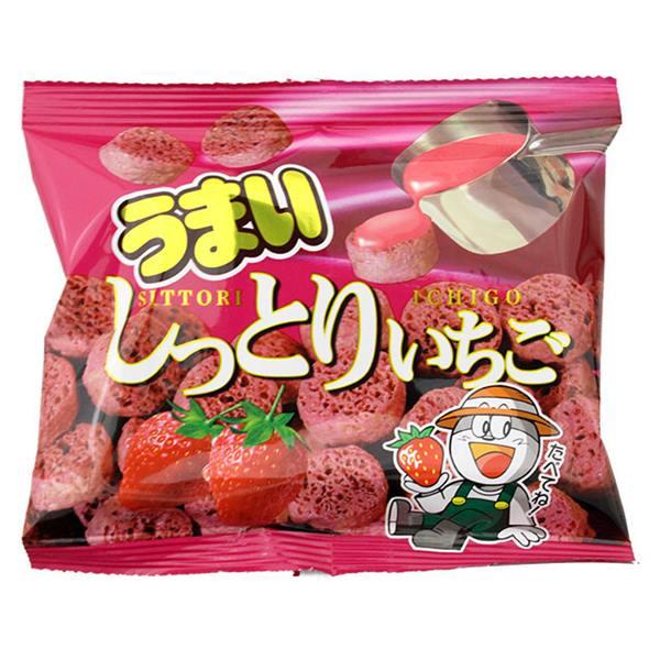 うまいしっとりいちご 20入 駄菓子 子供会 景品 お祭り くじ引き