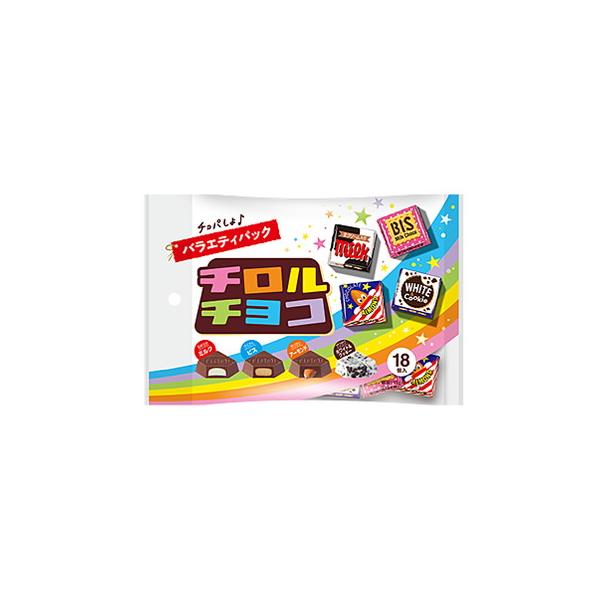 バラエティパックがリニューアル！味を人気の4種に厳選し外装はチロルらしいカラフルでかわいらしいデザインになってます♪内容量18個