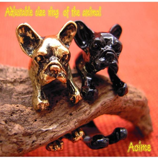 フレンチブルドッグ リング サイズ9号 SV925 *新品 フレンチブルドッグ リング サイズ9号 SV925 *新品 フレンチブルドッグ