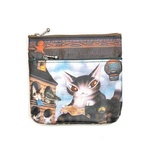 わちふぃーるど（WachiField） ダヤン ポーチ Wミニポーチ 旅に出る