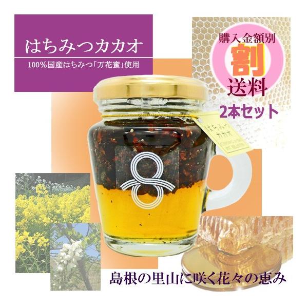 はちみつ カカオ 110g×2本セット 国産はちみつ 有機カカオ 使用 カカオ蜂蜜漬け リセラファーム