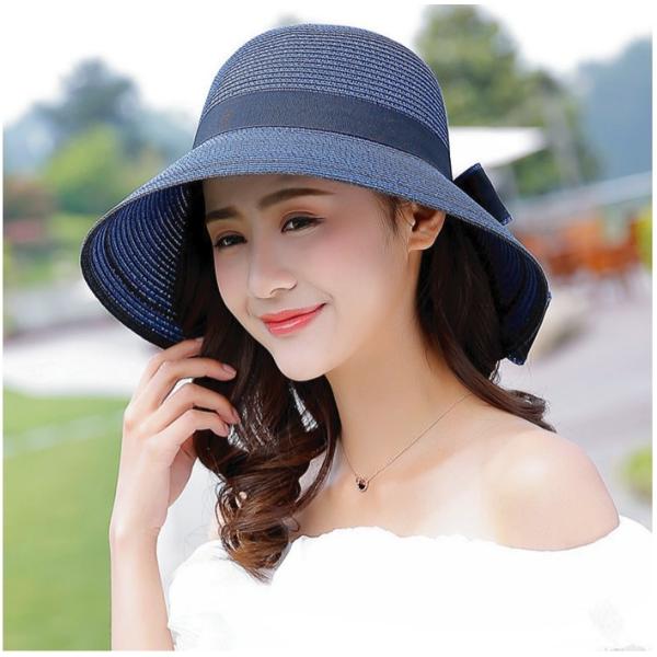 つば広 Uvカット Uv 帽子 レディース 人気 送料無料 ギフト 畳めるハット 麦わら帽子 リボン付き つば広ハット 女優帽 ストローハット 折り畳み 日除け Buyee Servicio De Proxy Japones Buyee Compra En Japon