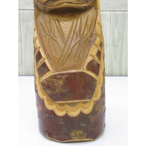 アイヌ 木彫り人形 夫婦人形 ニポポ人形 北海道 工芸品 民芸品