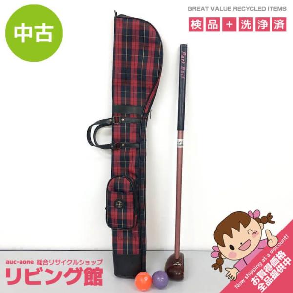 【中古】 ニッタクス パークゴルフクラブ Park Golf GX ソフトケース付き 右打ち用 右利き ウッド調 NITTAX IPGA認定 パークゴルフ専用
