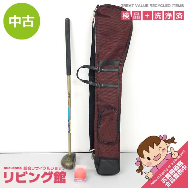 【中古】 ニッタクス パークゴルフクラブ MakBird G-60 右打ち用 全長85cm ソフトケース付き NITTAX マクバードG60 右利き用 パークゴルフ専用