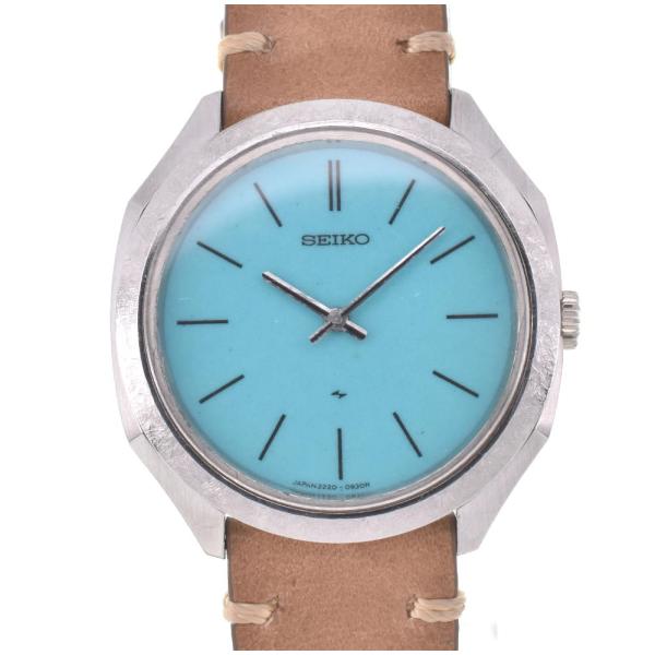 SEIKO（セイコー） sale!! ☆良品【SEIKO】セイコー K18WG/レザー 2220