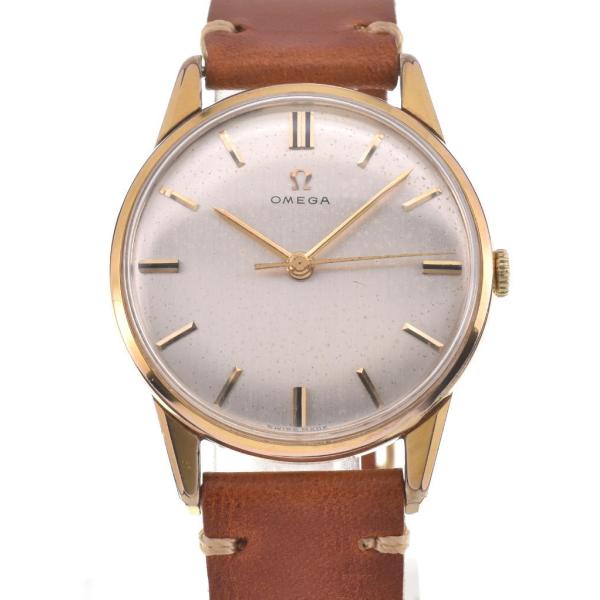 OMEGA △ 【OMEGA】オメガ 14772-SC-61 GP/レザー Cal.285 手