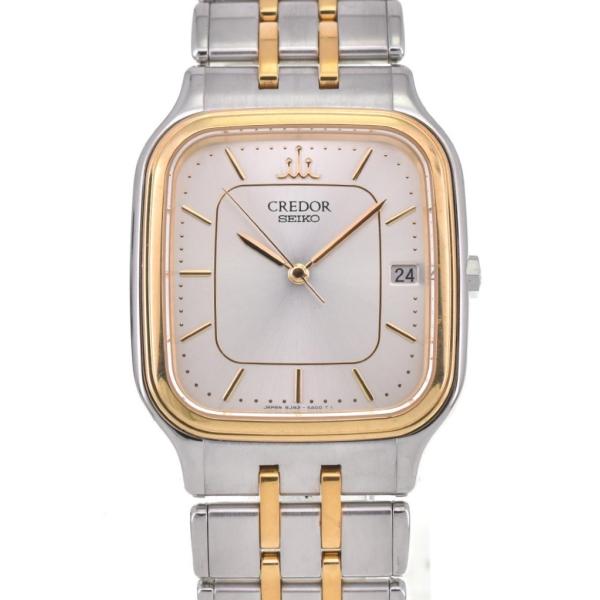 SEIKOクレドール　K18ベゼル SEIKO（セイコー） △ ☆良品【SEIKO】セイコー クレドール 8J82-5A00
