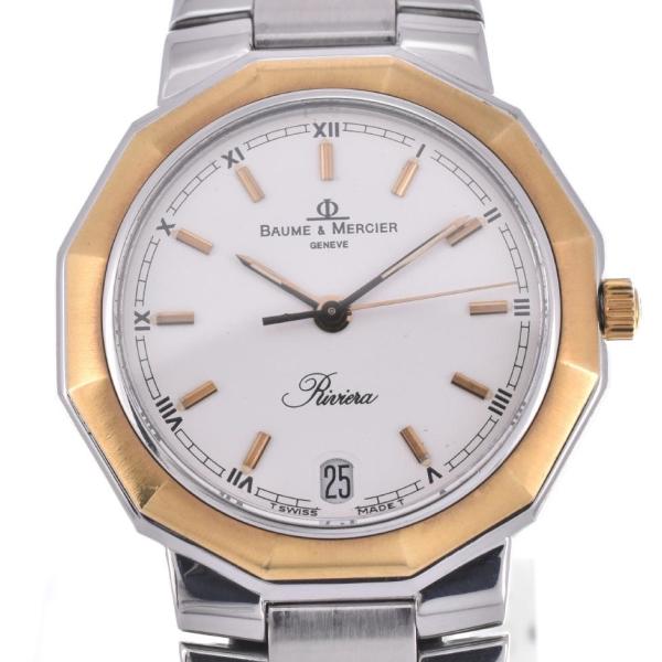 ボーム＆メルシェ リビエラ 5131.038 クォーツ ボーイズ BAUME&MERCIER ☆良品【Baume & Mercier】ボーム＆メルシェ
