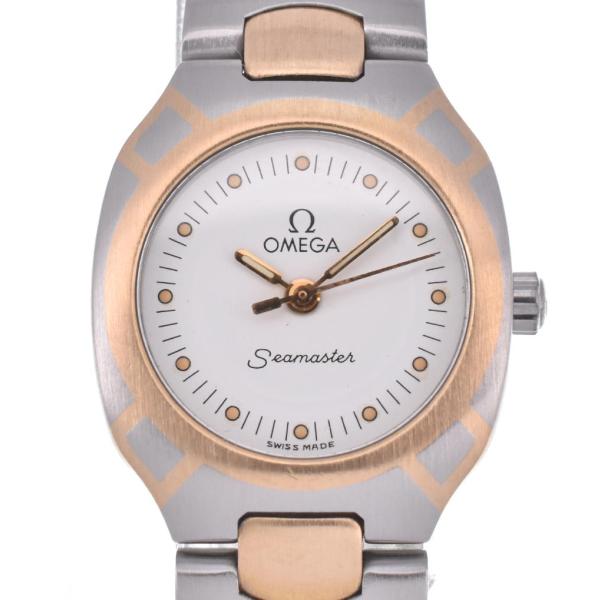 OMEGA オメガ シーマスター ポラリス SS/K18 クォーツ