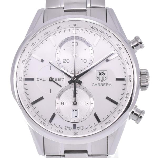 タグホイヤー TAG HEUER CAR2111-4 カレラ キャリバー 良品 TAG HEUER □ タグホイヤー CAR2111-4 カレラ キャリバー1887 クロノ