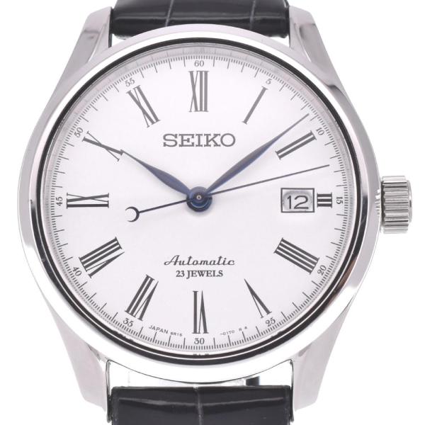 セイコー SEIKO SARX019/6R15-02P0 プレサージュ メカニカル 琺瑯ダイアル 自動巻き メンズ 美品 保証書付き D#124863