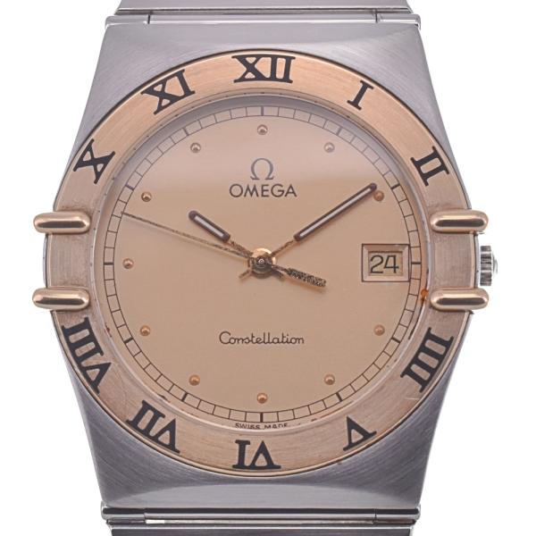 Z*t様 オメガ デイト表示付き メンズ 時計 OMEGA（オメガ） コンステレーション デイト YG フラットベゼル