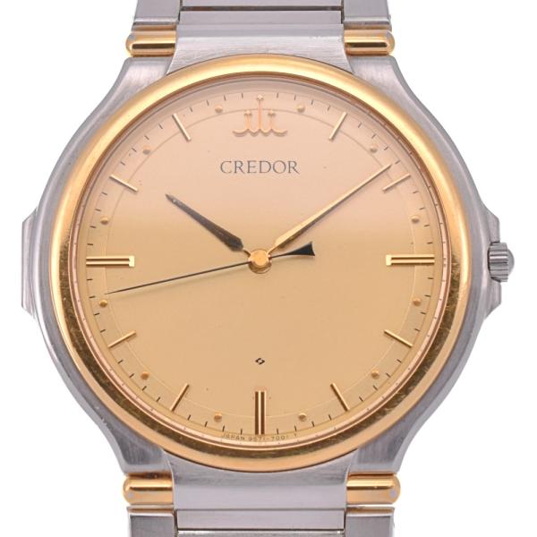 セイコー　クレドール　美品 SEIKO（セイコー） SEIKO 9571-7000 クレドール SS/GP クォーツ メンズ