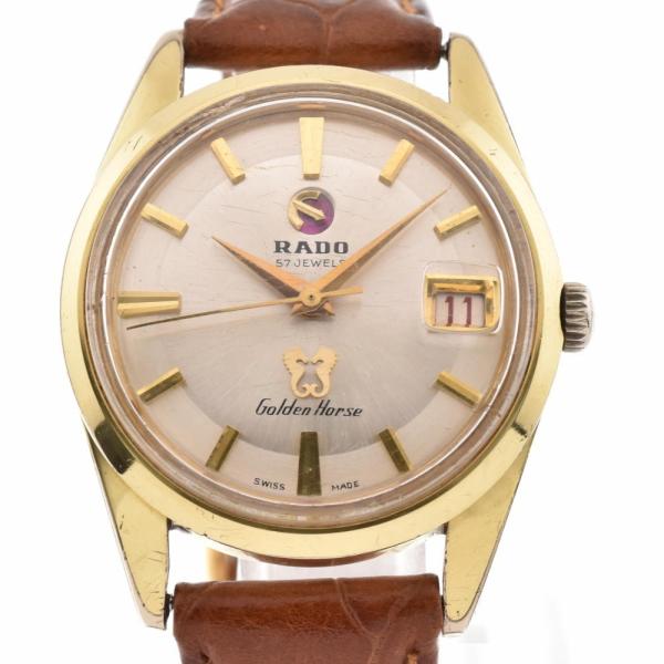 RADO Golden Horse Ref:11674 デイト 自動巻き 腕時計 楽天市場】ラドー RADO 11674/1 ゴールデンホース デイト 自動
